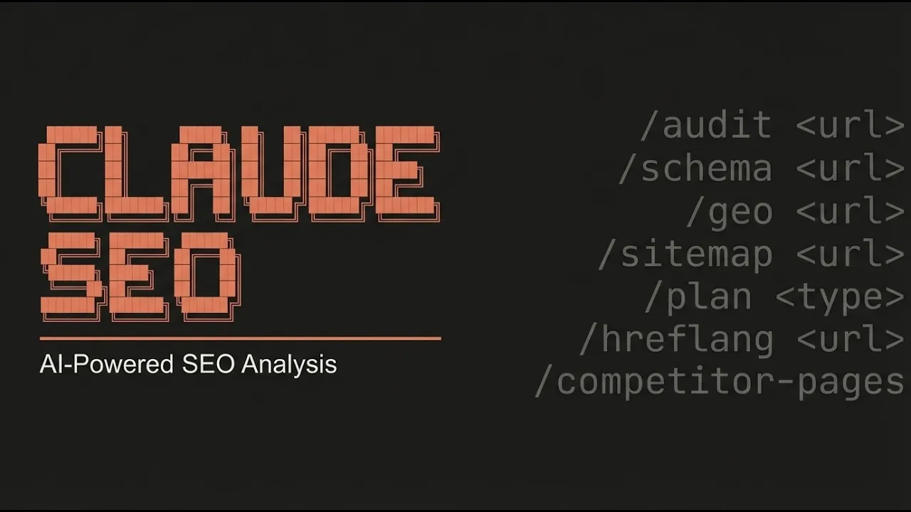 Claude SEO official demo video thumbnail